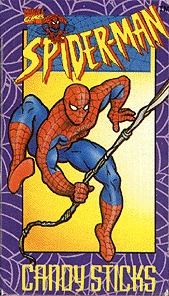 Spider Man candy stix