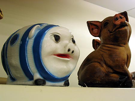disturbing pig bank