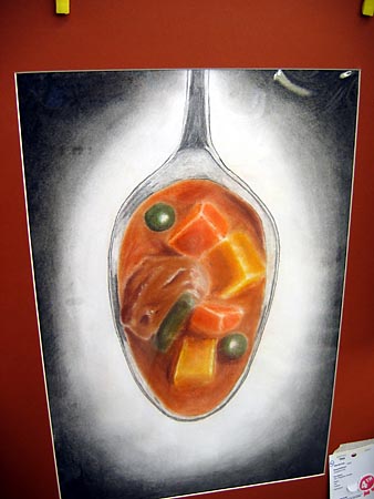 Soup spoon drawing Soup spoon drawing